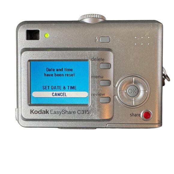 Kodak EasyShare C315 5.0MP Digital Camera Tested Works Incl Software SD Card - Picture 4 of 12